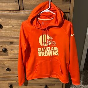 Women’s Browns Nike dry fit hoodie size M